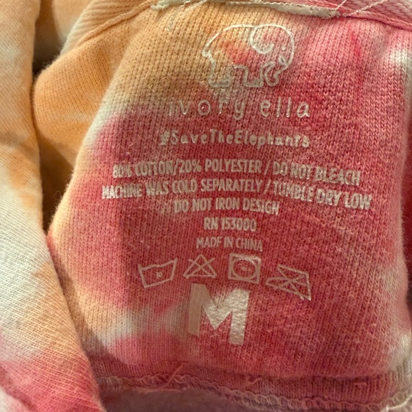 Ivory Ella Tie-Dye Hoodie – Size M - Picture 5 of 5